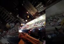 La Parade de motards du mouvement Amal et du Hezbollah dans les ruelles de Beyrouth, contrariée par l'Armée Libanaise