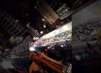 La Parade de motards du mouvement Amal et du Hezbollah dans les ruelles de Beyrouth, contrariée par l'Armée Libanaise