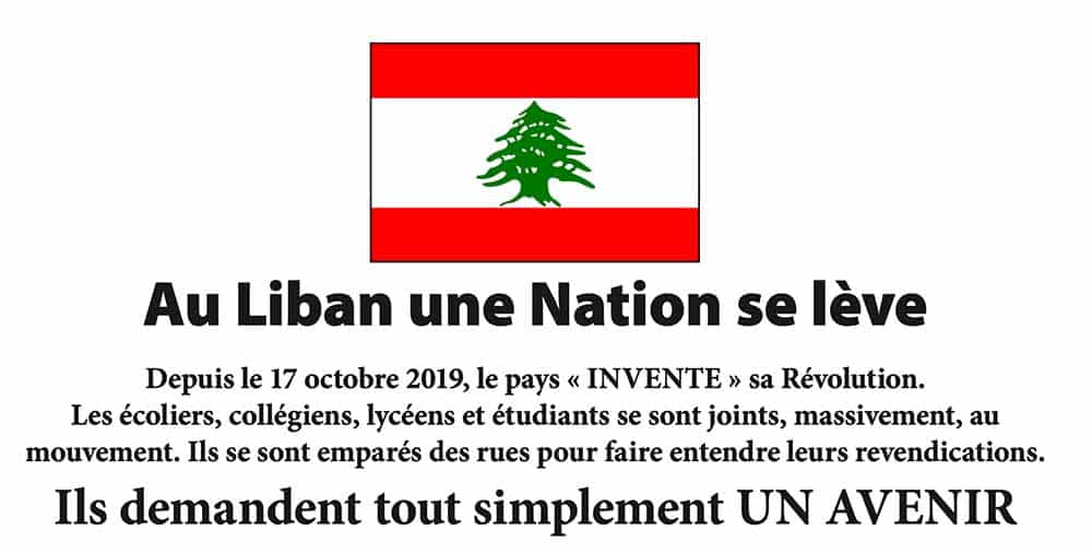Au Liban une Nation se lève