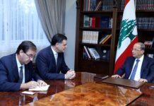 Farnaud reçu par le Président Michel Aoun, Nabih Berri, Saad Hariri et Gebran Bassil Aoun Farnaud Liban France