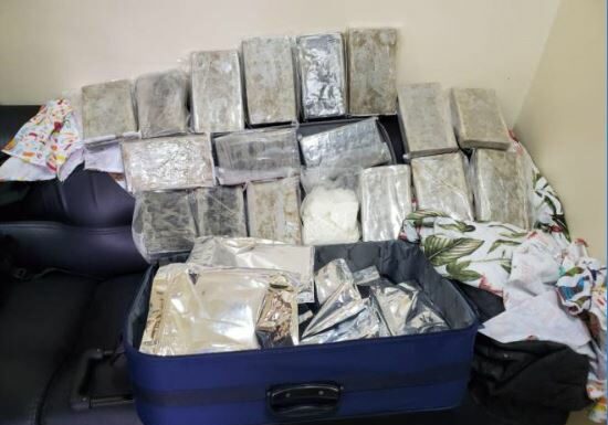 La drogue interceptée à l'Aéroport International de Beyrouth. Image: communiqué des FSI