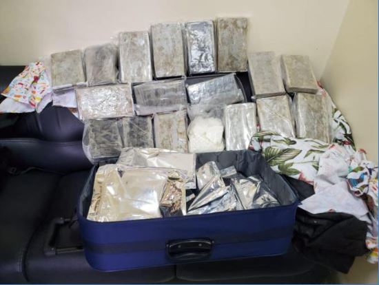 La drogue interceptée à l'Aéroport International de Beyrouth. Image: communiqué des FSI