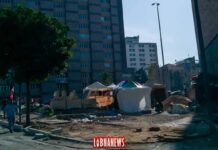 Manifestation devant l'Ambassade de Suisse au Liban