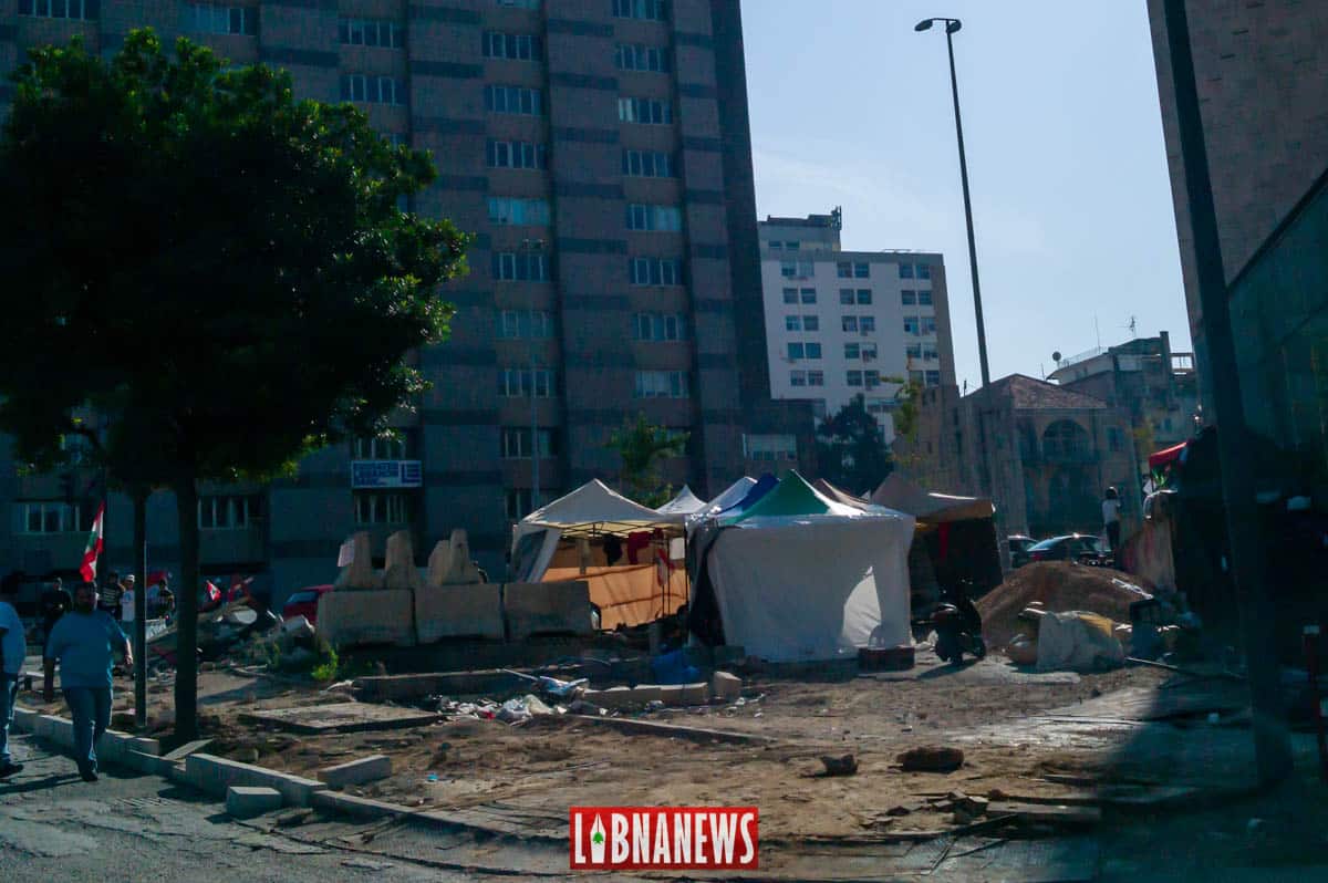 Manifestation devant l’Ambassade de Suisse au Liban