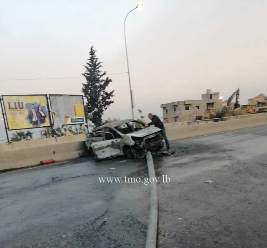 2 personnes décédées dans un accident de voiture au barrage de Jiyyeh