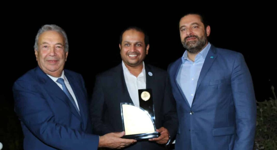 Saad Hariri et Samir Khatib en septembre 2018. Crédit Photo: Dalati & Nohra