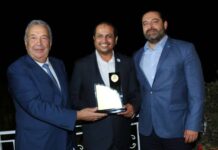 Liban: Samir khatib depuis Dar el Fatwa retire sa candidature en faveur de Saad Hariri Saad Hariri et Samir Khatib en septembre 2018. Crédit Photo: Dalati & Nohra