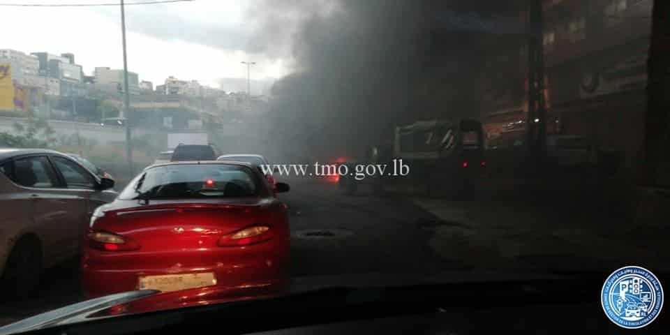 L'autoroute Tripoli-Akkar bloquée par des manifestants