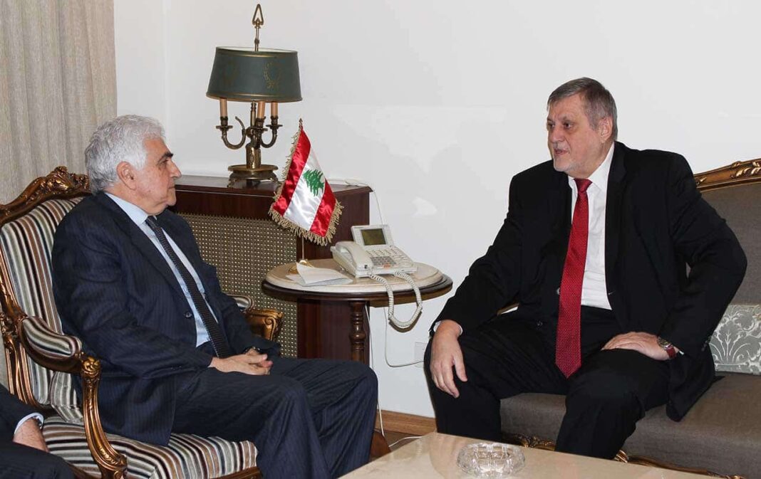 Liban: La résolution 1701 et la crise économique, au coeur des premières audiences du Ministre des AF