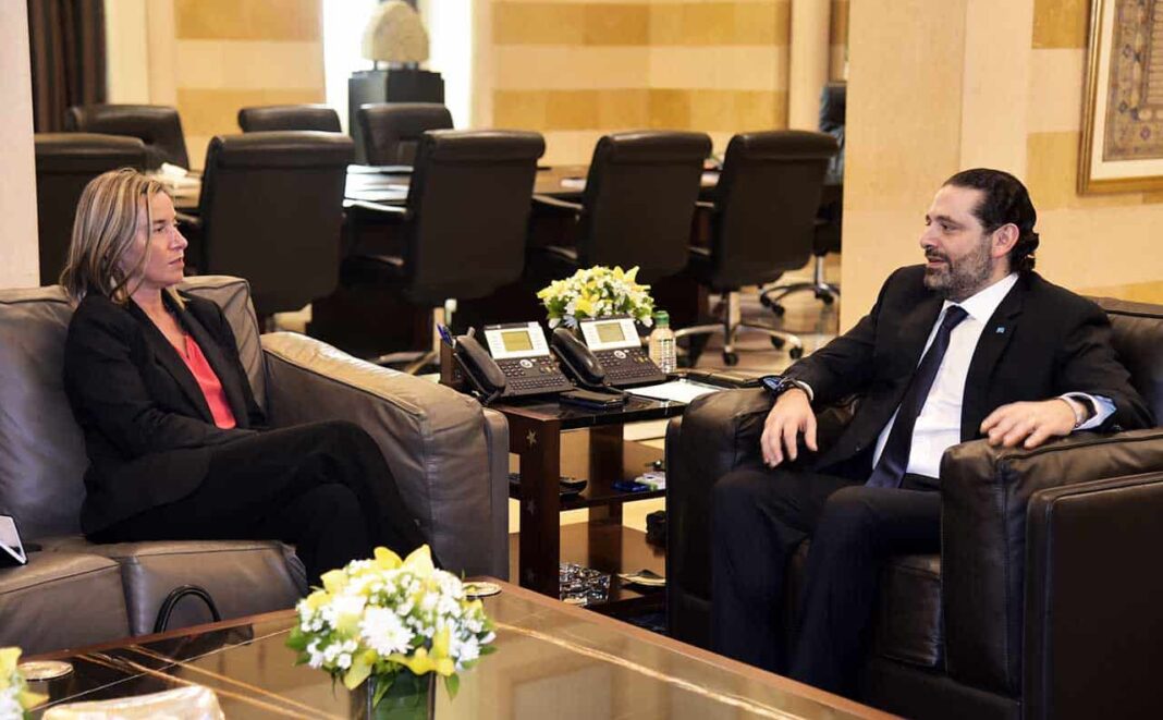 Dalati Mogherini Hariri