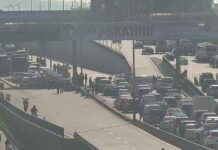 L'autoroute de la Cité Sportive à nouveau interdite à la circulation