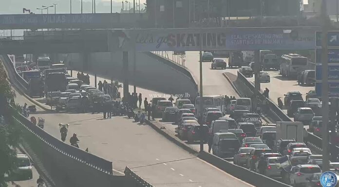 L'autoroute de la Cité Sportive à nouveau interdite à la circulation