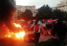 Des pneus en feu au niveau du Ring Fouad Chéhab