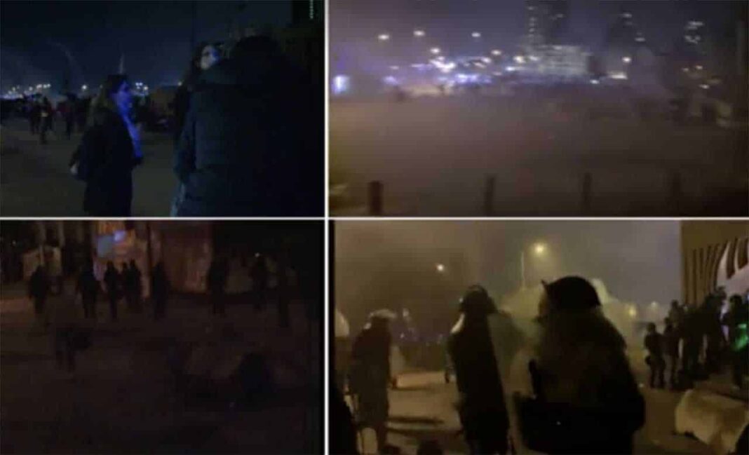 Centre-ville de Beyrouth : Les membres de la garde du Parlement brûlent, cassent les tentes des manifestants et attaquent les journalistes