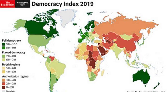 Le Liban au 106ème rang mondiale dans l'indice de la démocratie (The Economist)