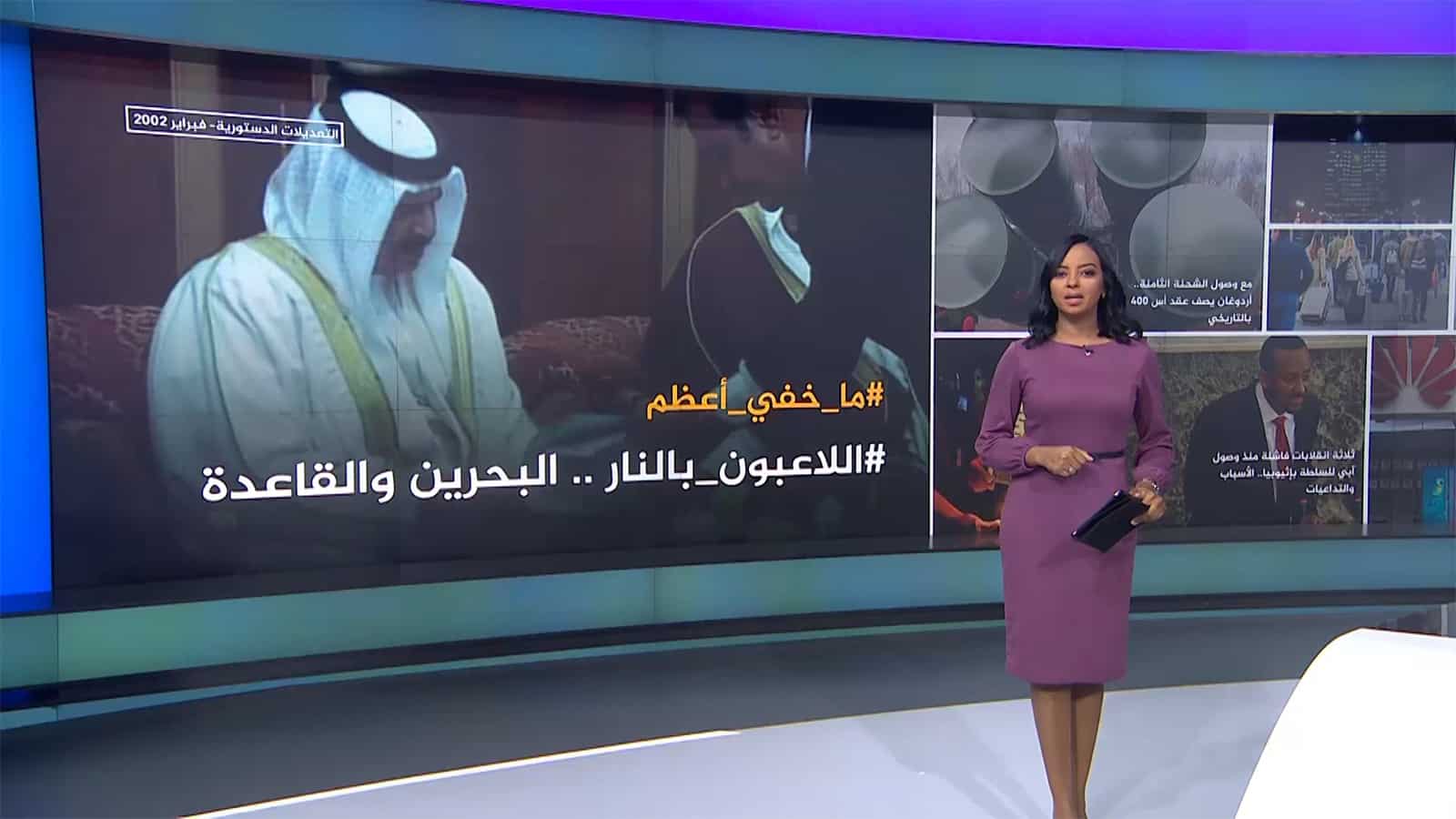 Les rapports entre la dynastie Al Khalifa et le terrorisme islamique, notamment Al Qaida.