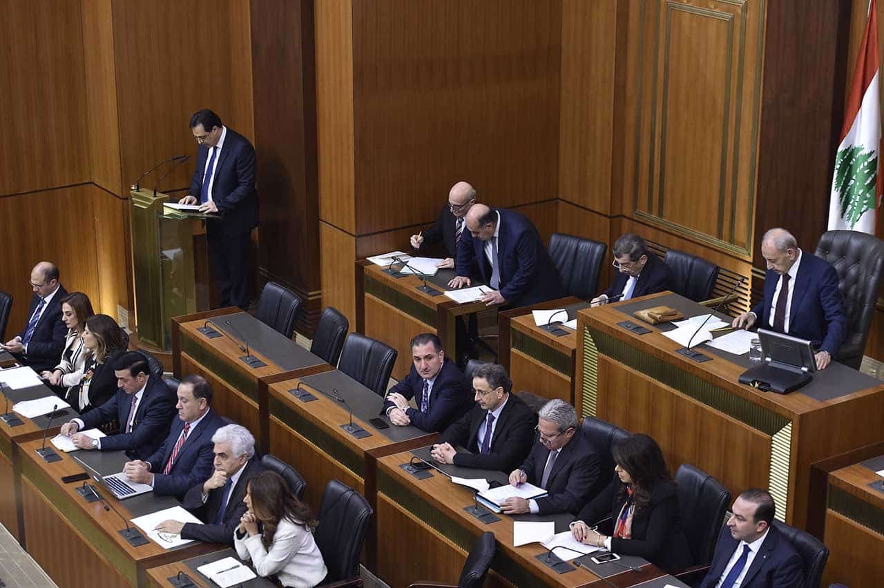 La confiance accordée au gouvernement Diab