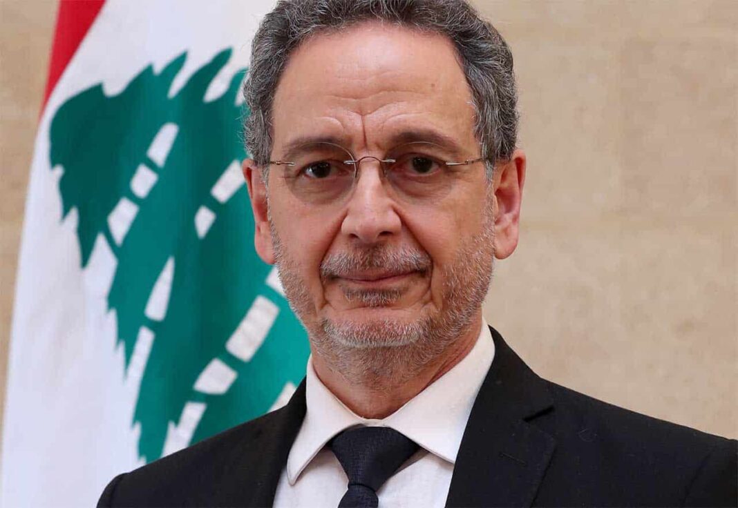 Le Ministre de l'Economie du gouvernement Hassan Diab, Raoul Nehmé. Crédit Photo: Dalati & Nohra