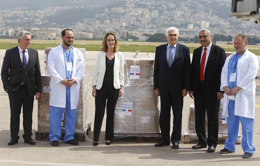 La France aide le Liban face au coronavirus