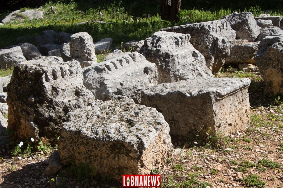Le temple ouest d'Ein Akrine. Crédit Photo: François Bacha pour Libnanews.com