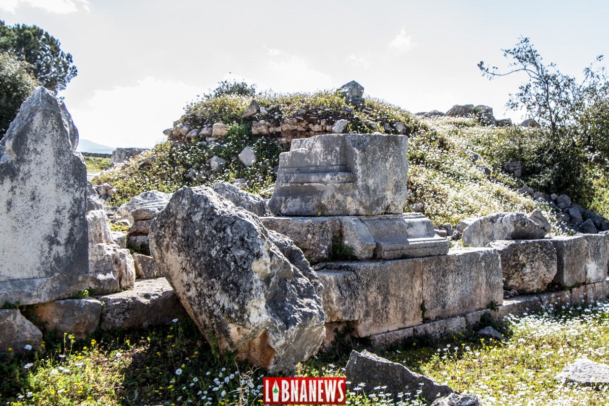 Le temple ouest d'Ein Akrine. Crédit Photo: François Bacha pour Libnanews.com