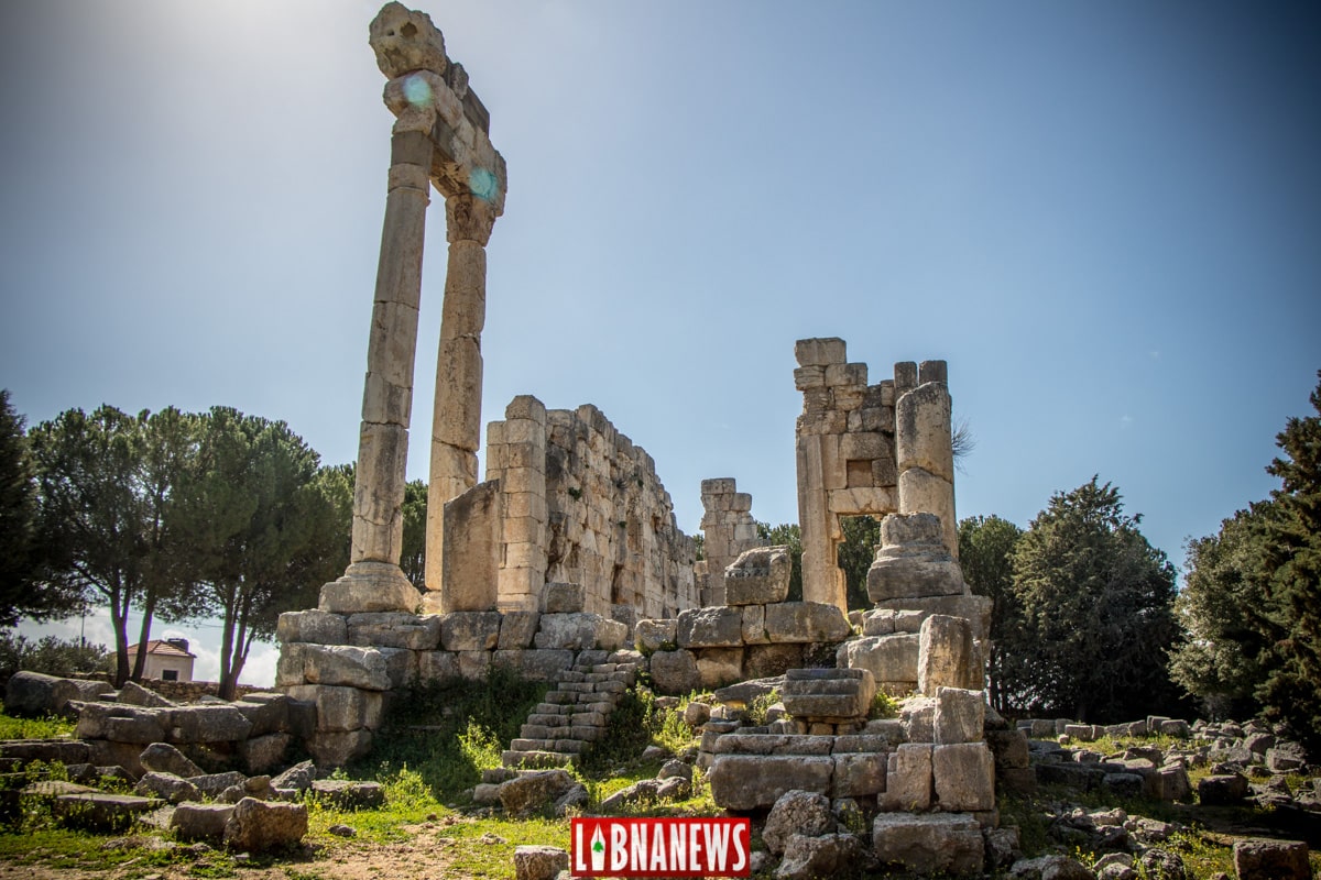 The eastern temple of Ein Akrine. Photo credit: François Bacha for Libnanews.com