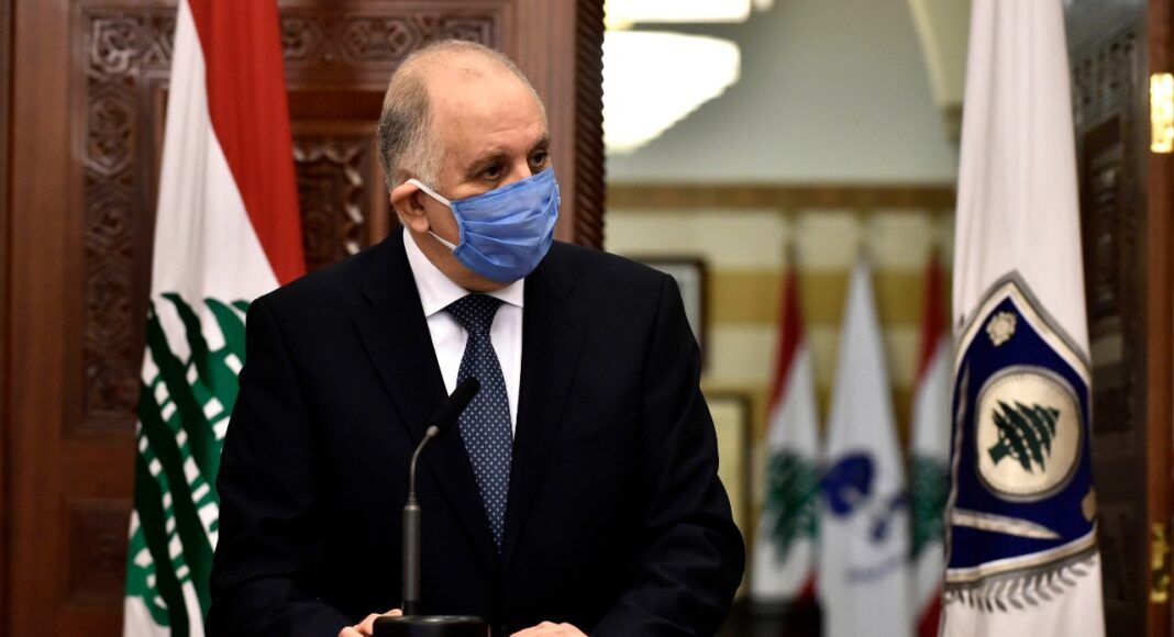 Le Ministre de l'intérieur Mohammed Fahmi. Crédit photo: NNA