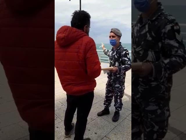 Coronavirus: Verbalisé pour s'être promené à la corniche d'Ain Mreisseh à Beyrouth