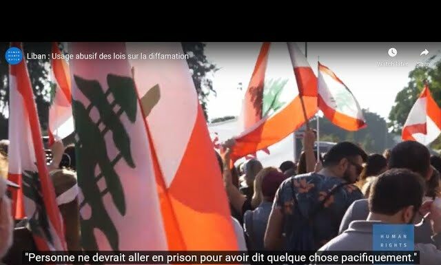 Liban : Les lois sur la diffamation utilisées contre les voix critiques