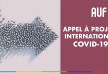 Diffusion presse / Appel à projets international COVID-19 : fonds exceptionnel de 500 000 €