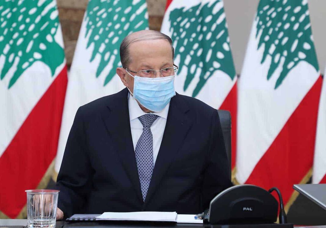 "Nous essayons de traiter les résultats des années de gaspillage et de négligence dont nous ne sommes pas responsables" (Michel Aoun)