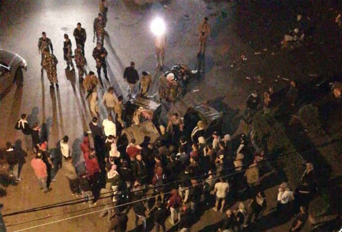 NNA forces de sécurité manifestants tripoli