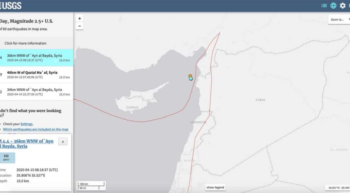 Plusieurs tremblements de terre en Syrie ressentis jusqu'au Liban