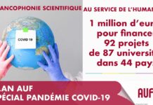 L’AUF finance 4 projets universitaires libanais liés à la COVID-19