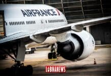 An Air France plane at CDG. Photo credit: François el Bacha for Libnanews.com. All rights reserved.