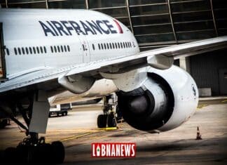 Un avion d'Air France à CDG. Crédit Photo: François el Bacha pour Libnanews.com. Tous droits réservés.
