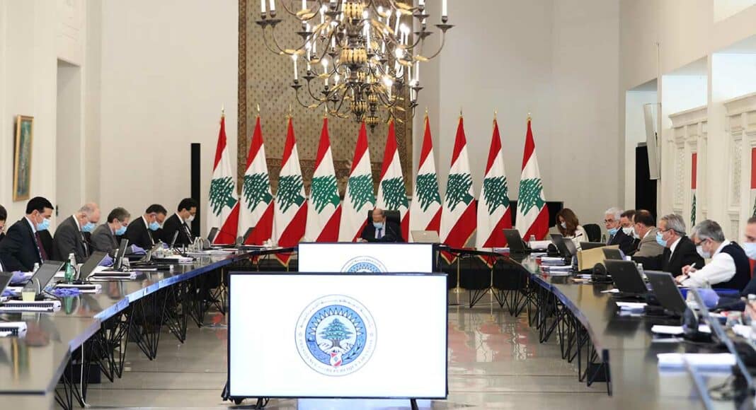 Le conseil des ministres de ce mardi 5 mai 2020. Crédit Photo: Dalati & Nohra