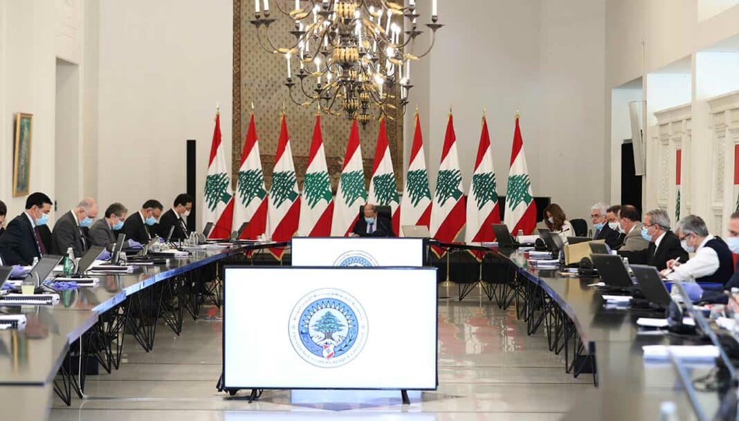 Le conseil des ministres de ce mardi 5 mai 2020. Crédit Photo: Dalati & Nohra