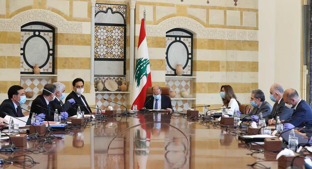 La réunion du Haut Conseil de la Défense, le mardi 5 mai 2020. Crédit Photo: Dalati & Nohra