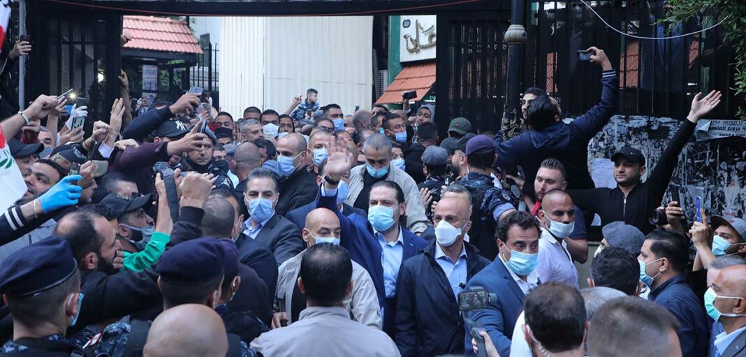 Saad Hariri critiqué pour un bain de foule