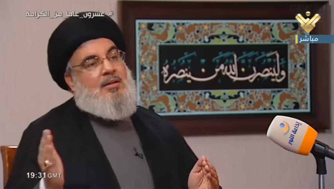 "Il n'y aura pas d'attaques israéliennes contre le Liban" (Hassan Nasrallah)