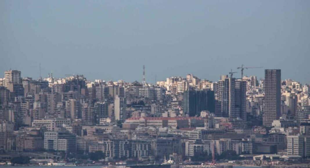 Le siège du Grand Sérail avant l'explosion du Port de Beyrouth.