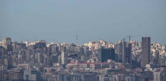 Le siège du Grand Sérail avant l'explosion du Port de Beyrouth.