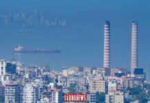 Une baleine repérée à Zouk The power station of Zouk Mosbeh, Tankers and Beirut. Photo credit: Francois el Bacha for Libnanews.com