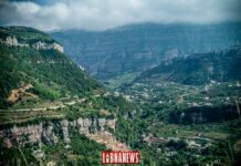 La vallée de Nahr Brahim au Liban. Crédit Photo François el Bacha pour Libnanews.com. Tous droits réservés.