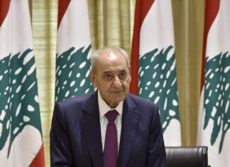Le Président de la Chambre, Nabih Berri