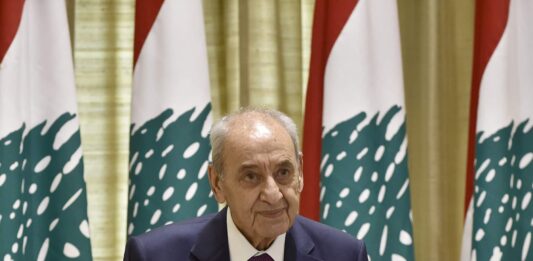 Le Président de la Chambre, Nabih Berri