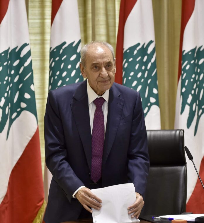 Le Président de la Chambre, Nabih Berri