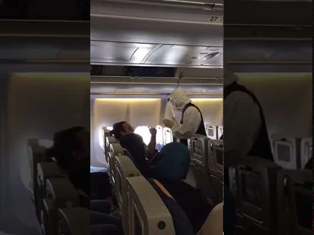 Fawda à bord d’un avion de la MEA en provenance de Londres