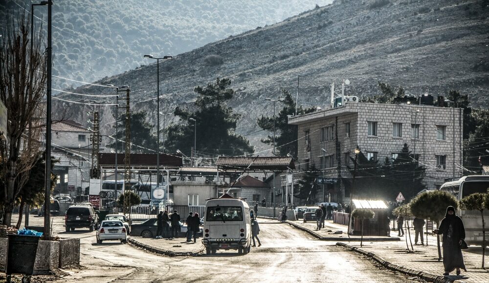 معبر المصنع على الحدود بين لبنان وإسرائيل. مصدر الصورة: Libnanews.com